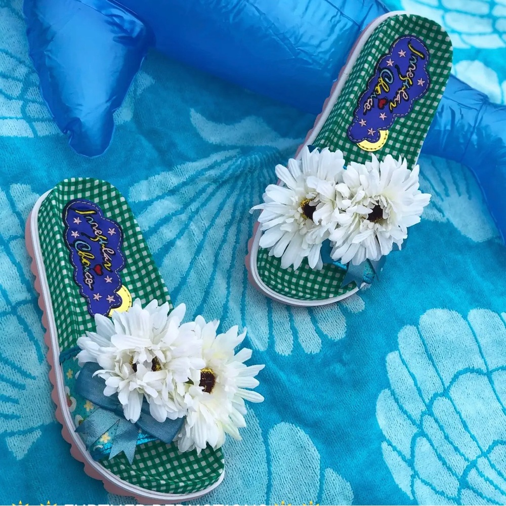 Irregular Choice Summer Sips slides sandals